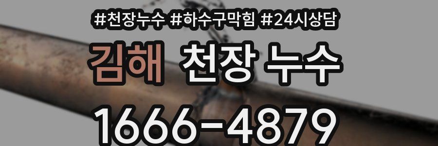 김해 천장 누수