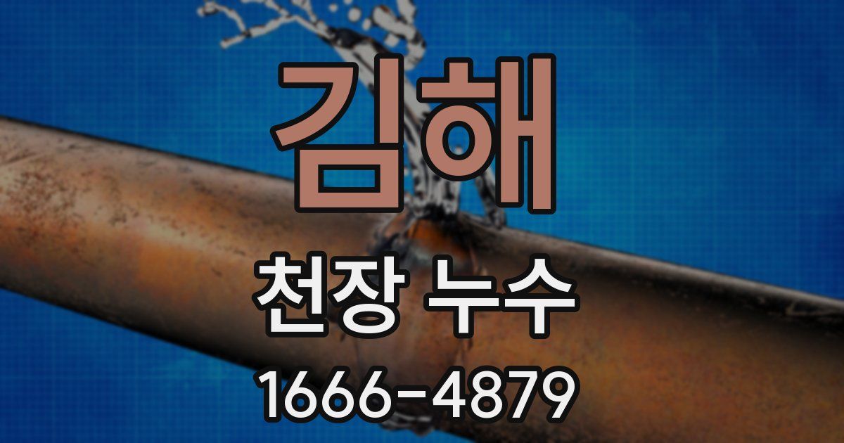 김해 천장 누수