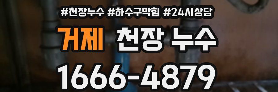 거제 천장 누수