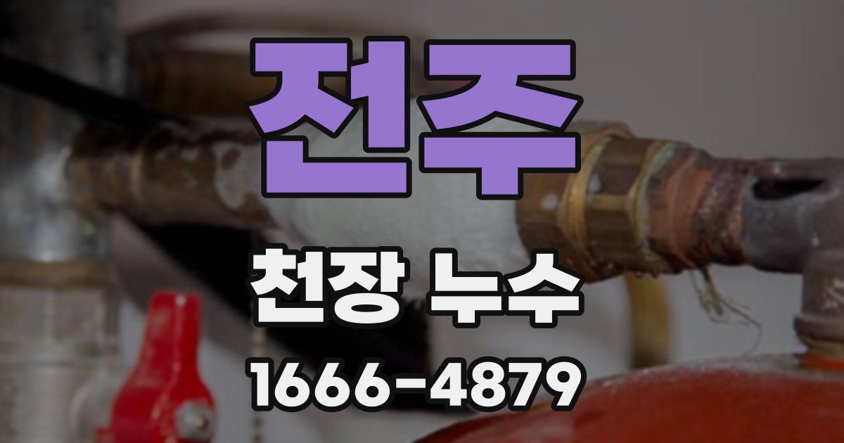 전주 천장 누수