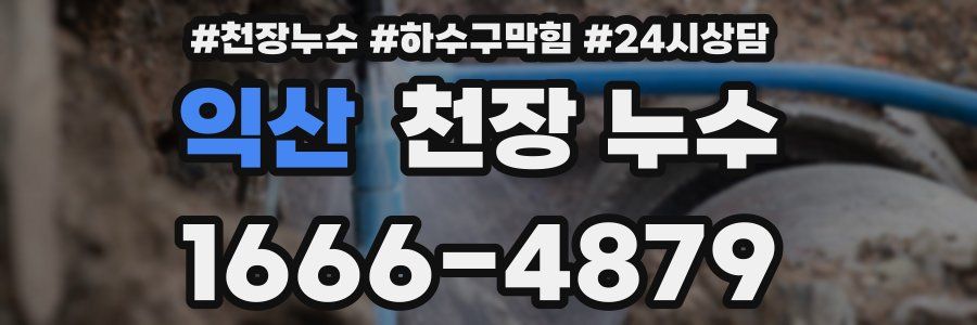 익산 천장 누수