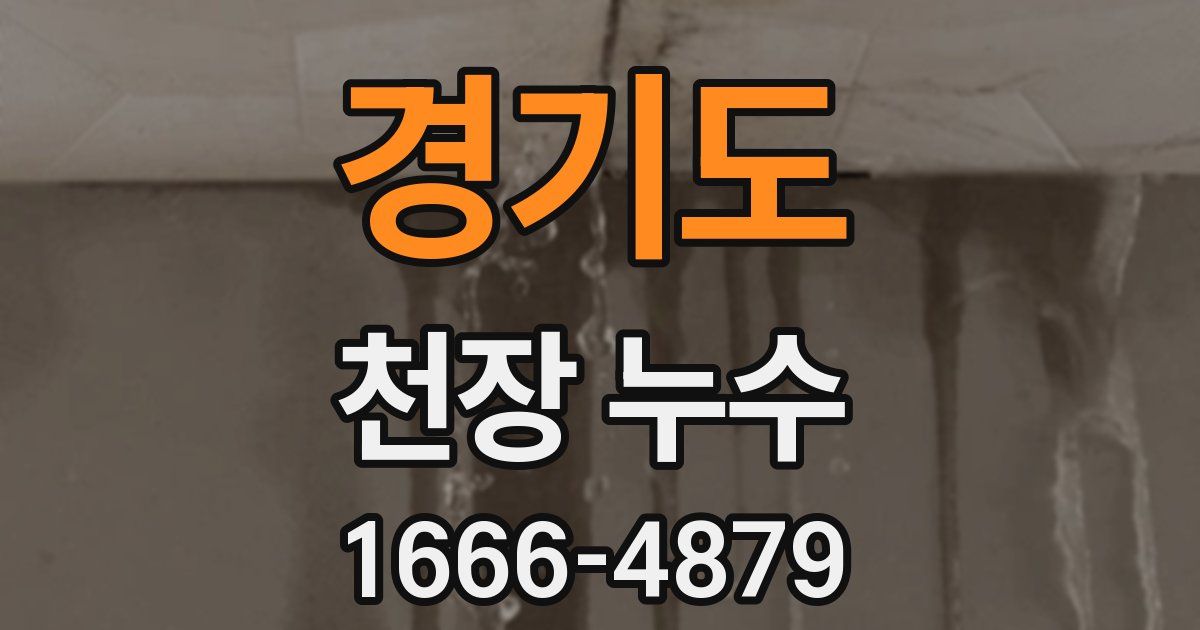 경기도 천장 누수