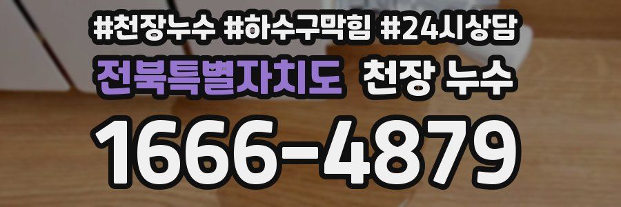 전북특별자치도 천장 누수