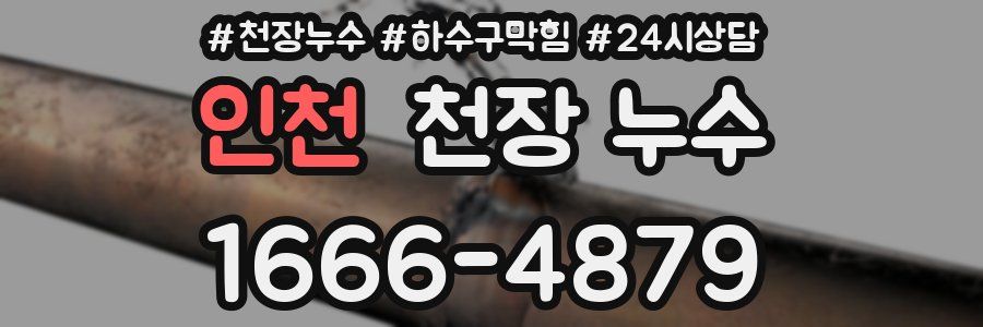 인천 천장 누수