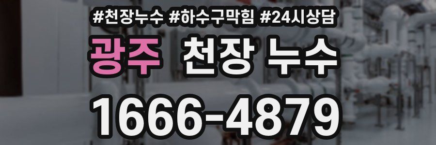 광주 천장 누수