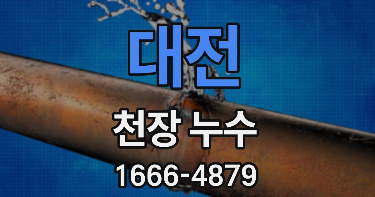 대전 천장 누수