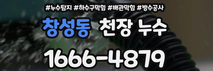 창성동 천장 누수