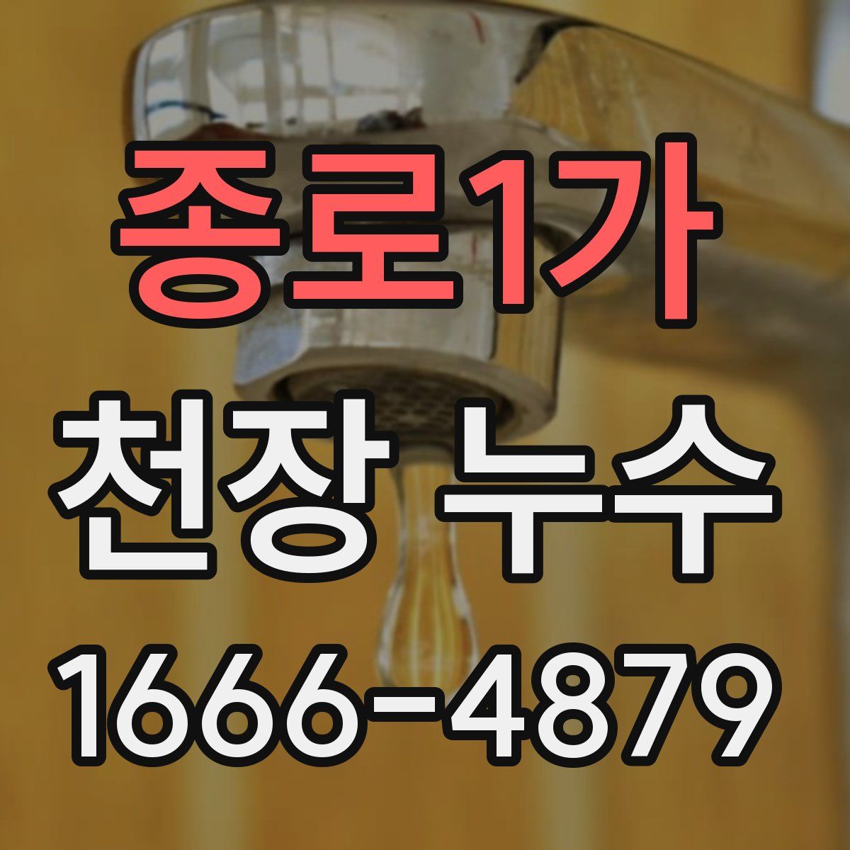 종로1가 천장 누수