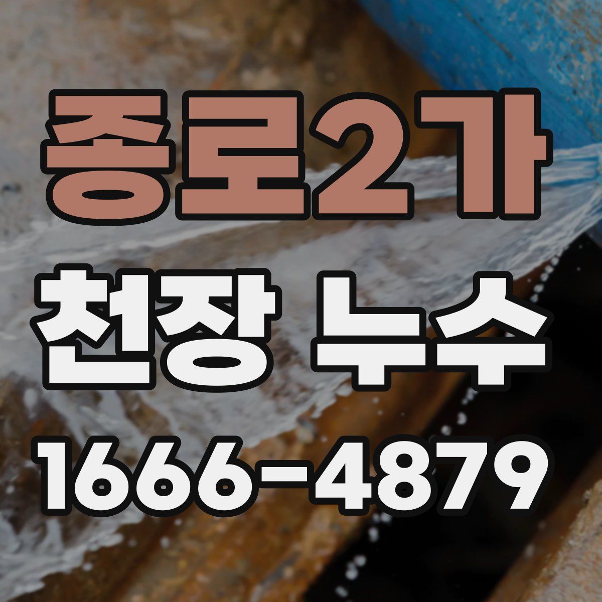 종로2가 천장 누수