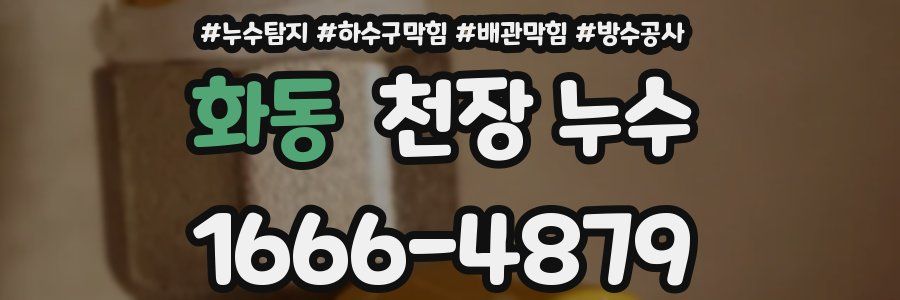 화동 천장 누수