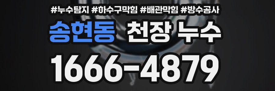 송현동 천장 누수