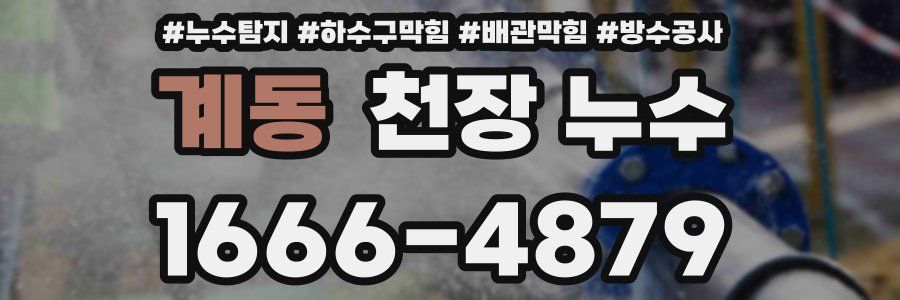계동 천장 누수