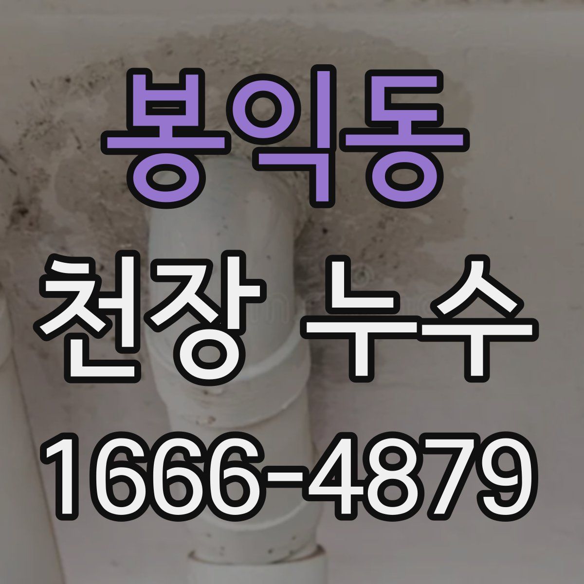 봉익동 천장 누수