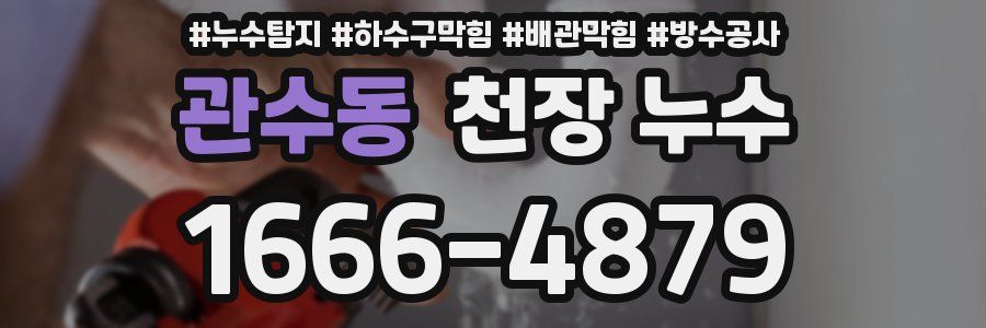 관수동 천장 누수