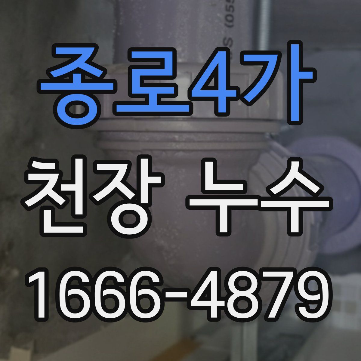 종로4가 천장 누수