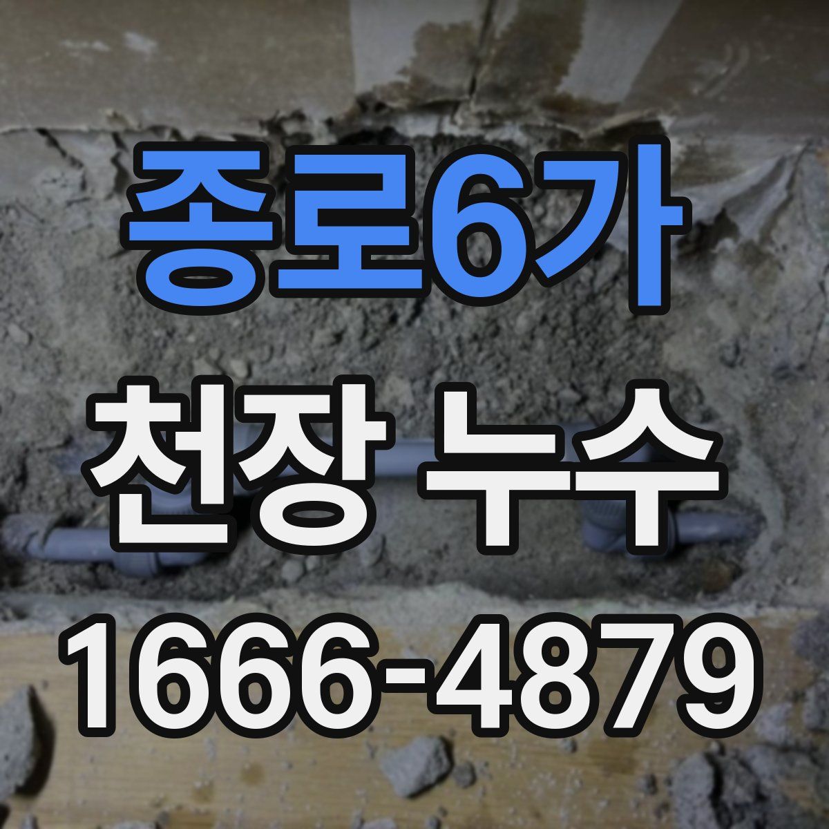 종로6가 천장 누수