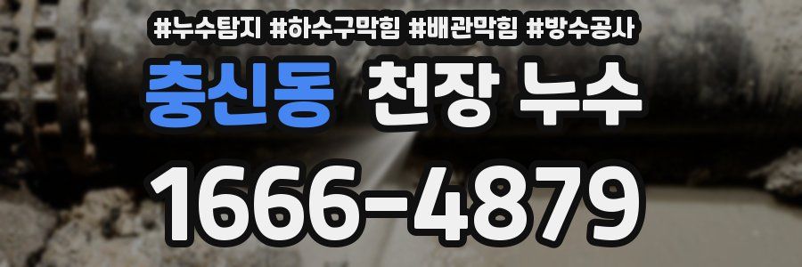 충신동 천장 누수
