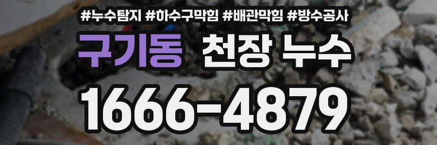 구기동 천장 누수