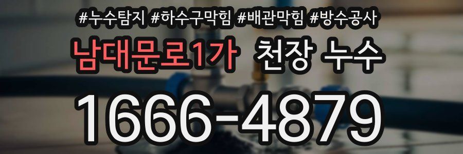 남대문로1가 천장 누수