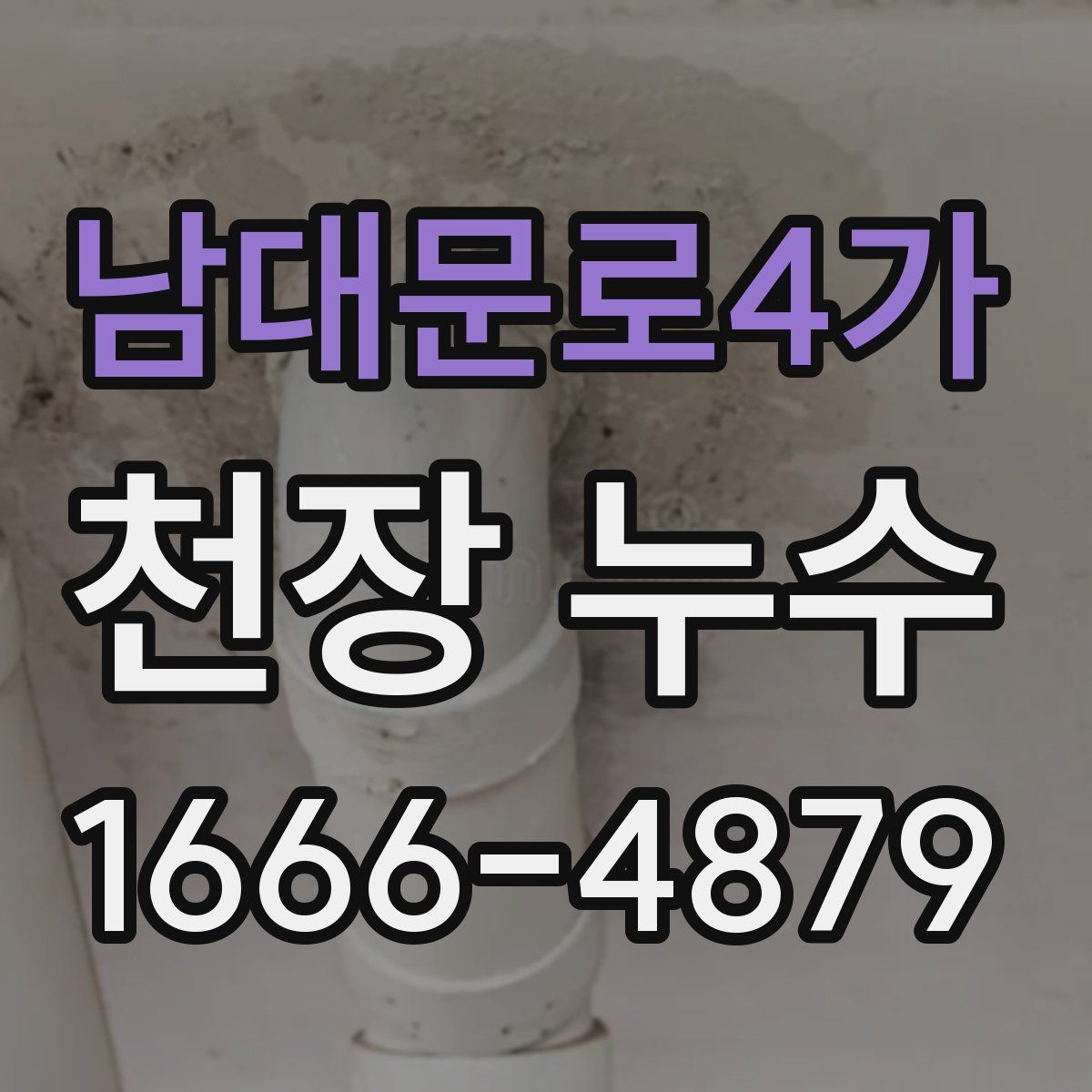남대문로4가 천장 누수