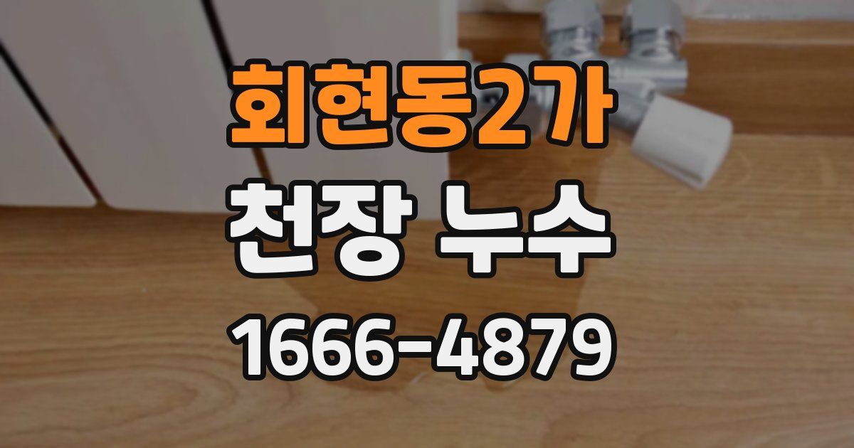 회현동2가 천장 누수