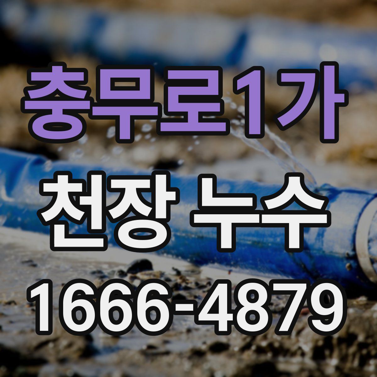 충무로1가 천장 누수