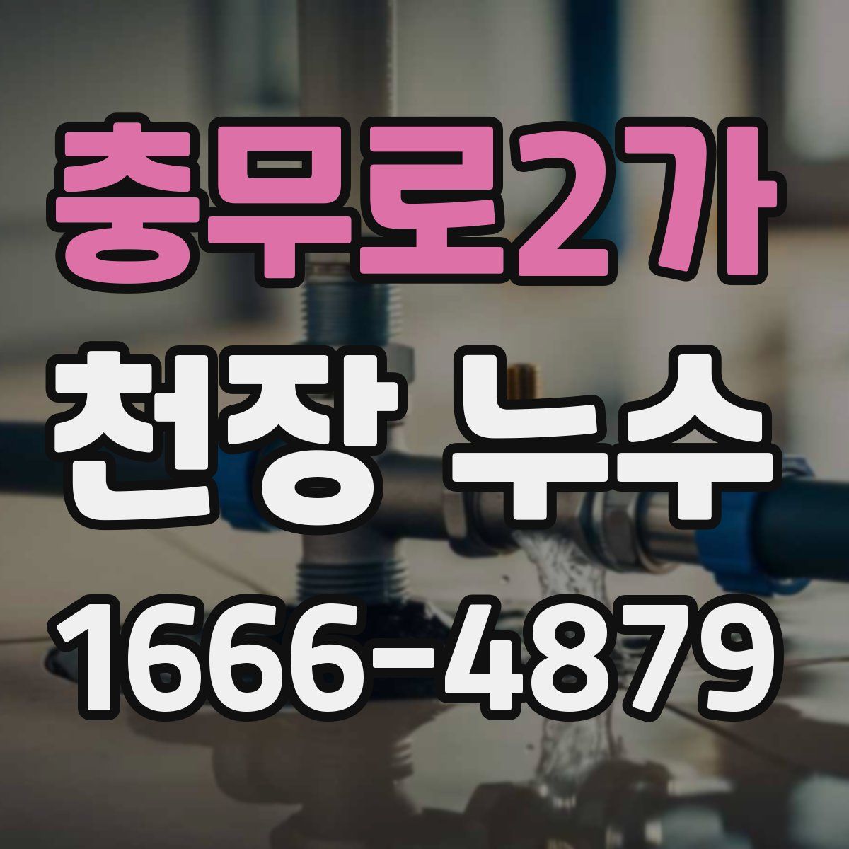 충무로2가 천장 누수