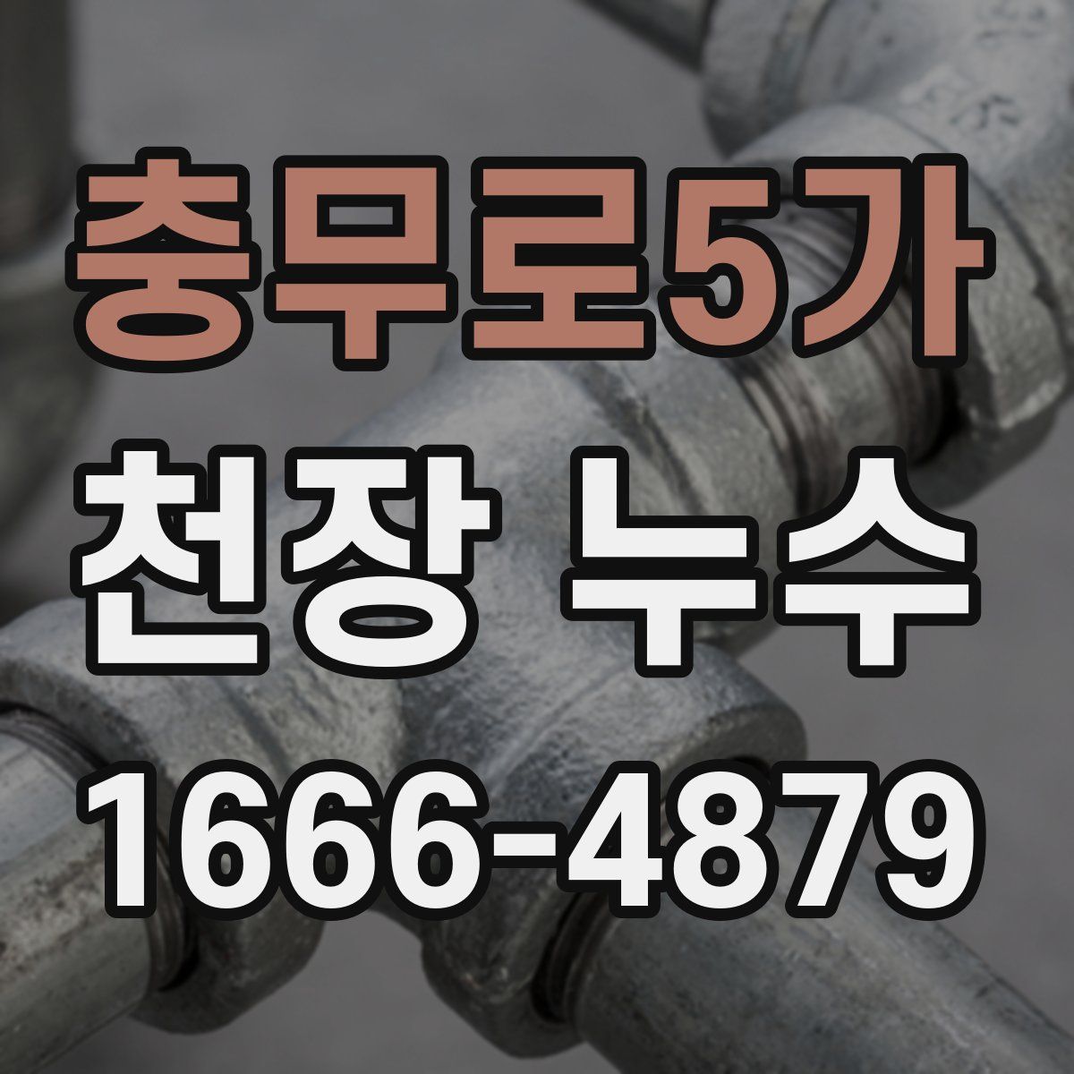 충무로5가 천장 누수