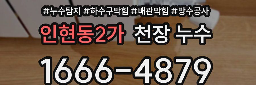 인현동2가 천장 누수
