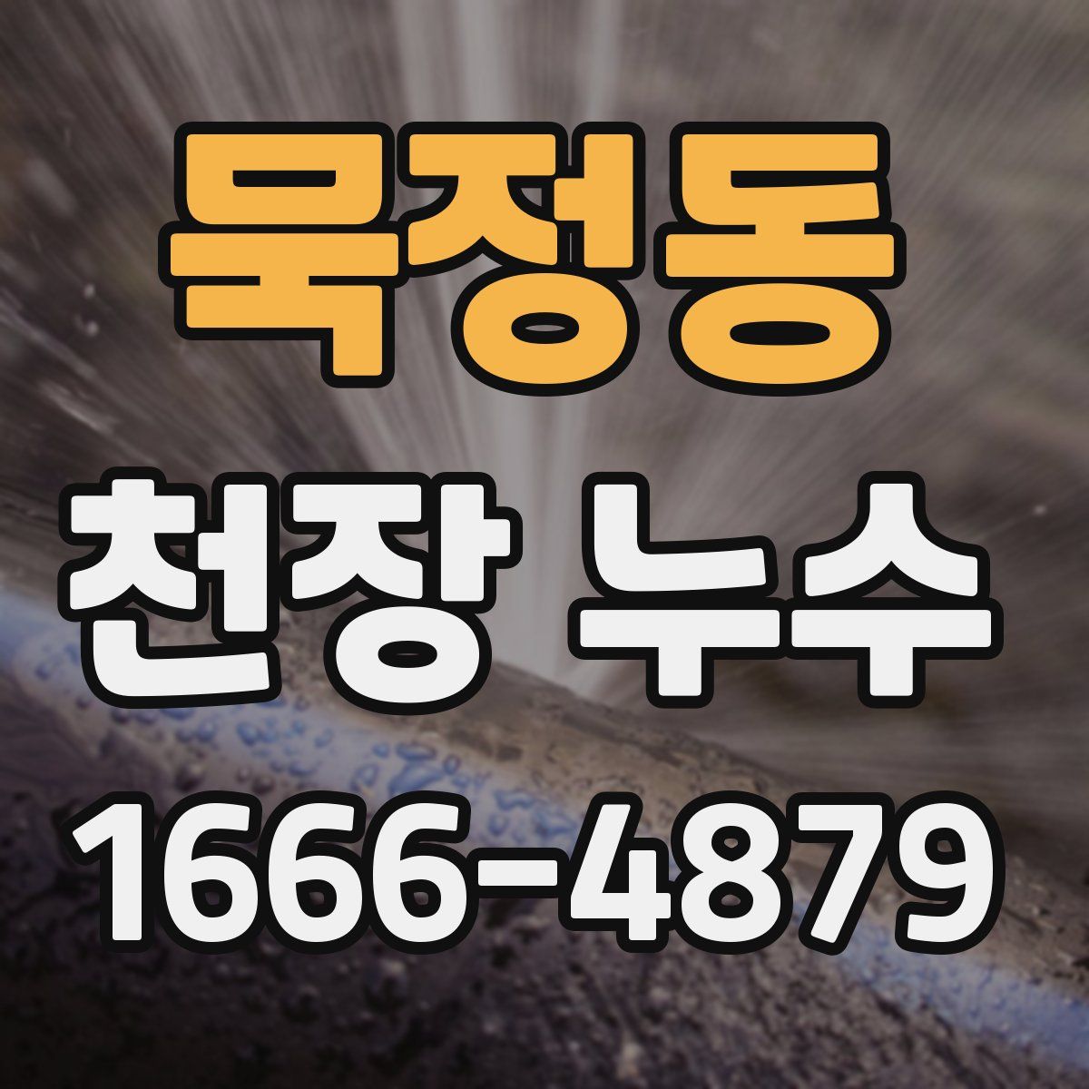 묵정동 천장 누수
