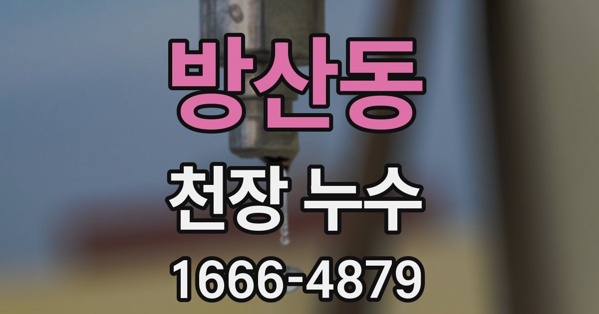 방산동 천장 누수