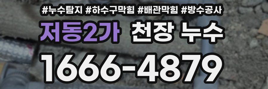저동2가 천장 누수