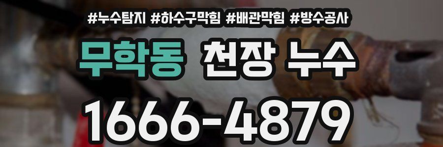 무학동 천장 누수