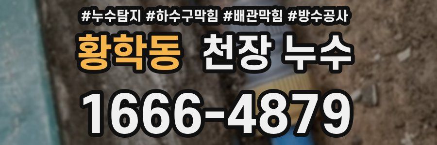 황학동 천장 누수