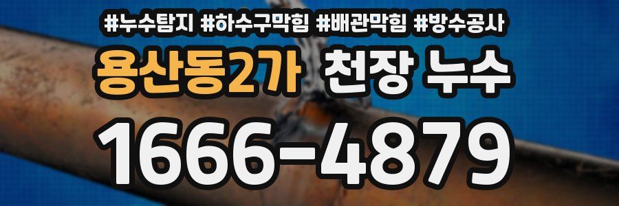 용산동2가 천장 누수