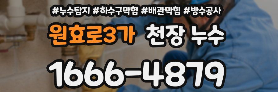 원효로3가 천장 누수