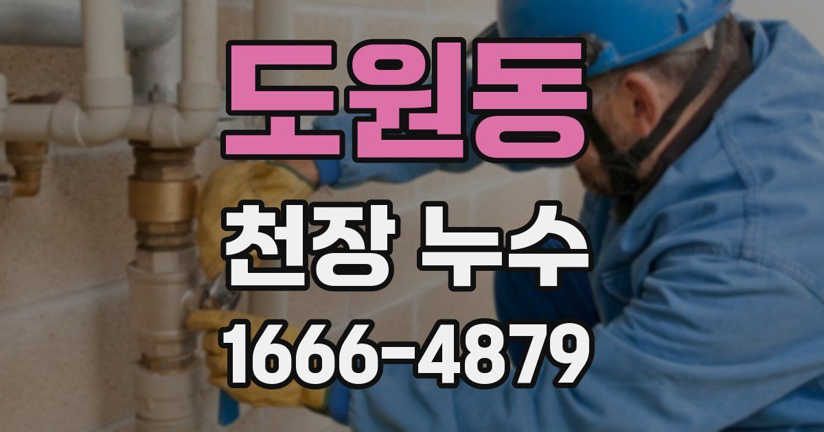 도원동 천장 누수