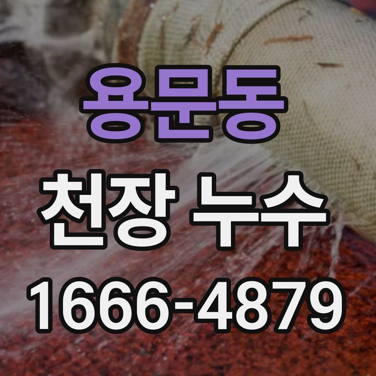 용문동 천장 누수