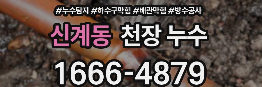 신계동 천장 누수