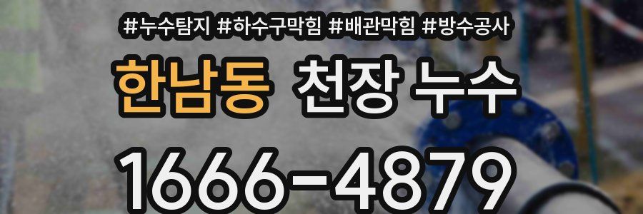 한남동 천장 누수