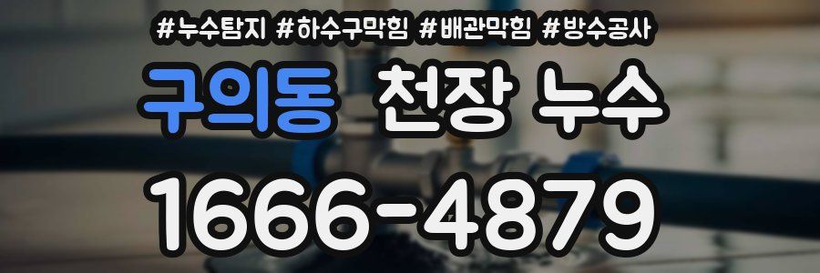 구의동 천장 누수