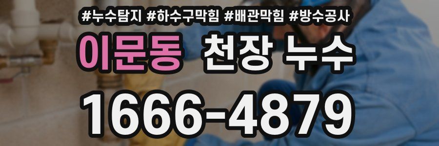 이문동 천장 누수