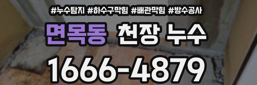 면목동 천장 누수
