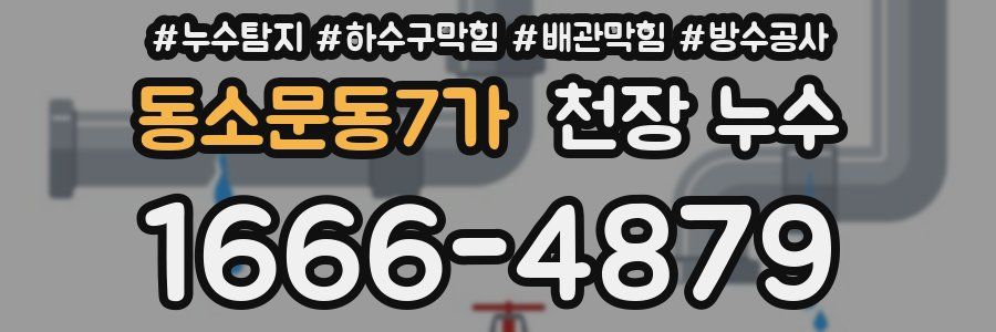 동소문동7가 천장 누수