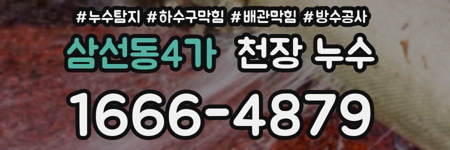 삼선동4가 천장 누수