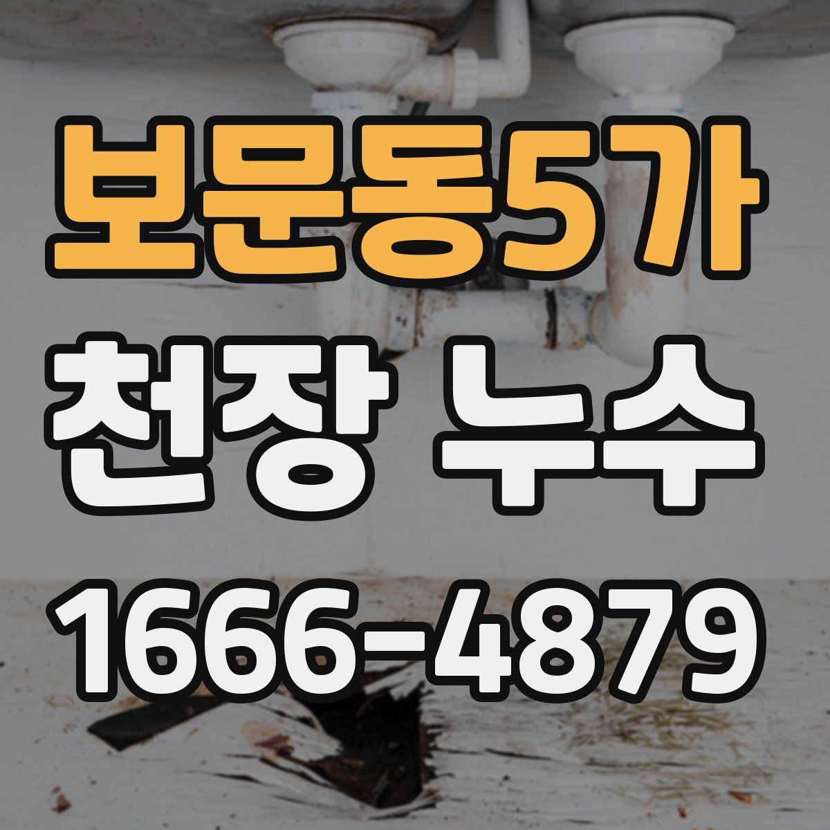 보문동5가 천장 누수