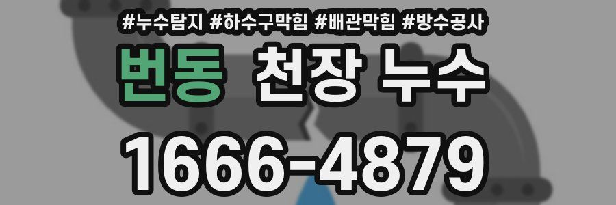 번동 천장 누수