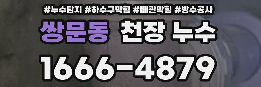 쌍문동 천장 누수