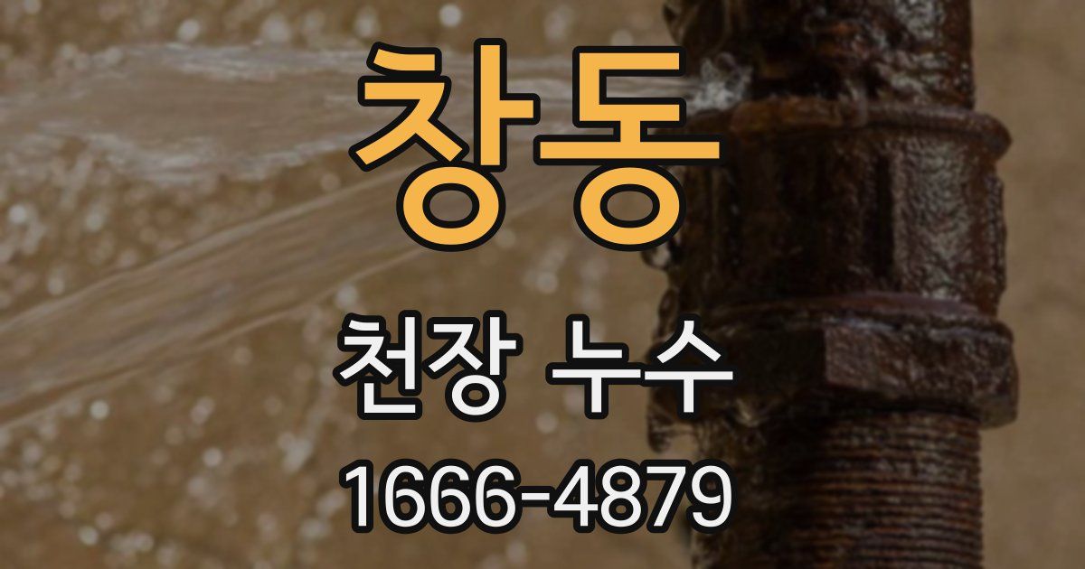 창동 천장 누수
