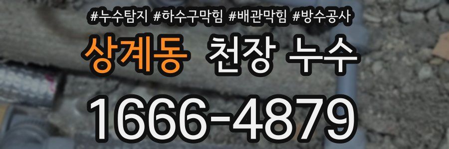 상계동 천장 누수